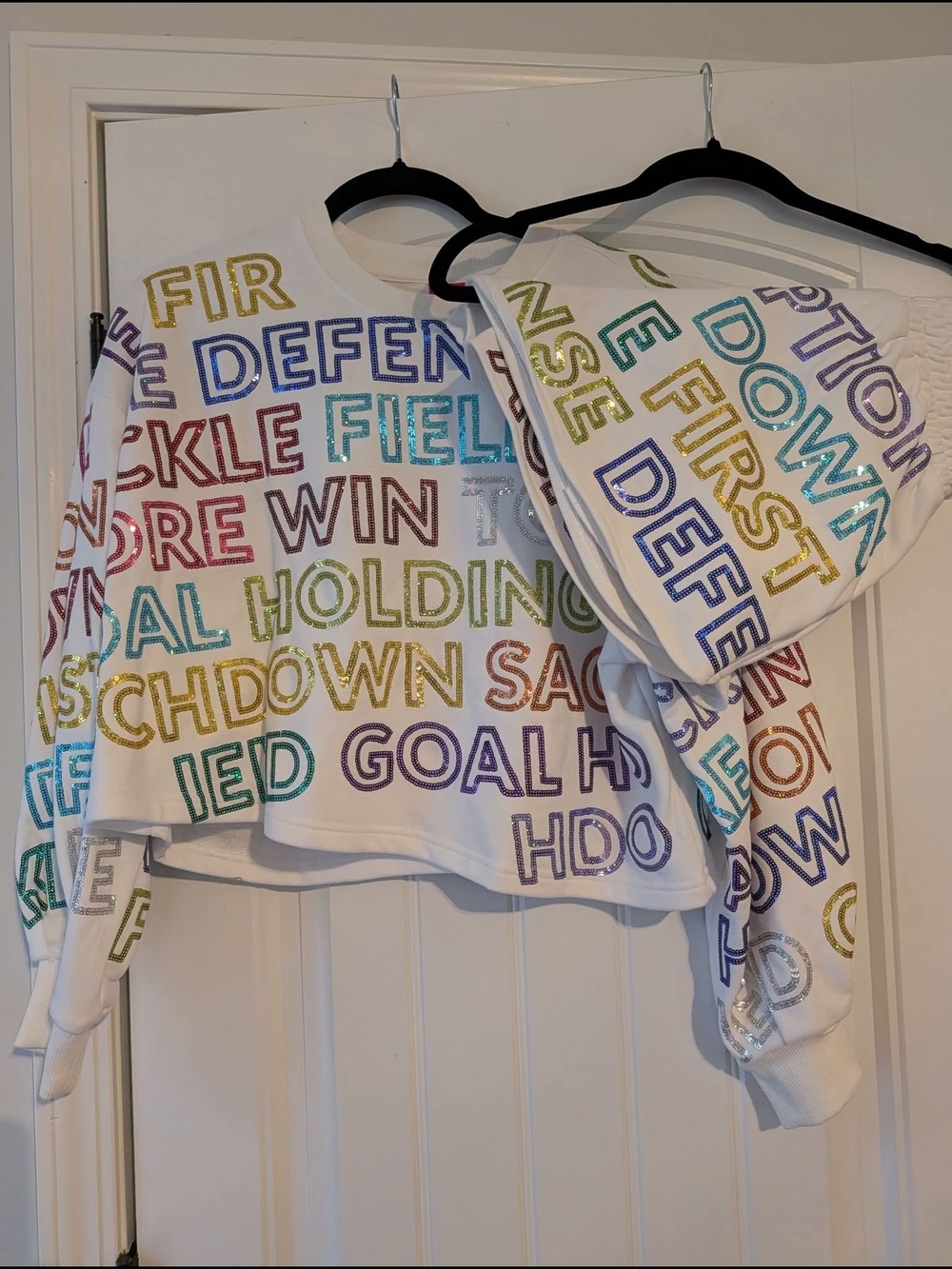 Queen Of Sparkles Rainbow Football Set